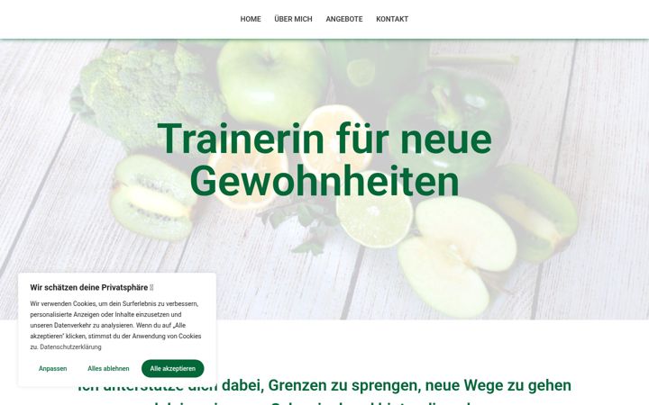 Screenshot of gesund-sein.org