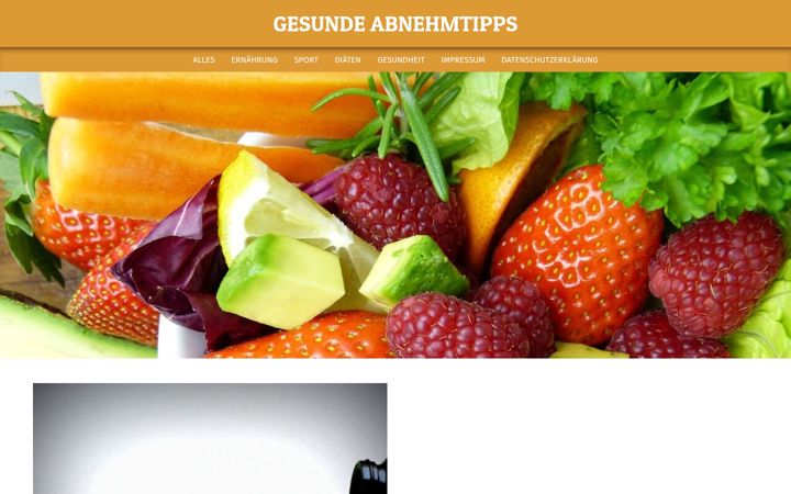Screenshot of gesunde-abnehmtipps.de