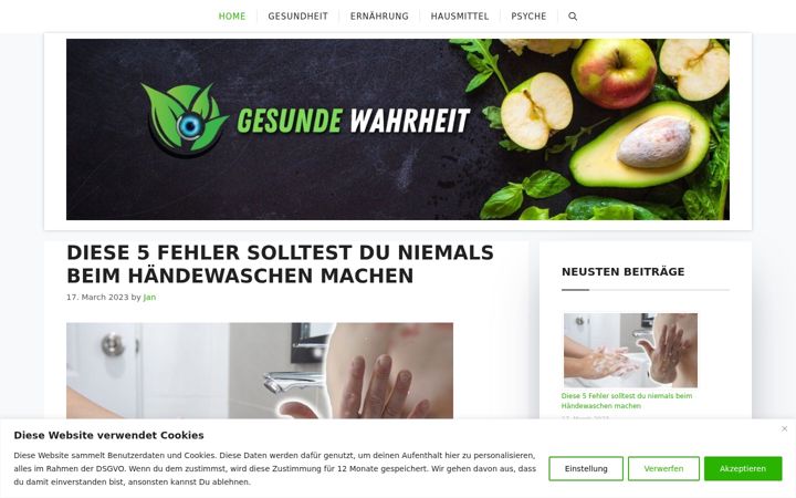 Screenshot of gesunde-wahrheit.de