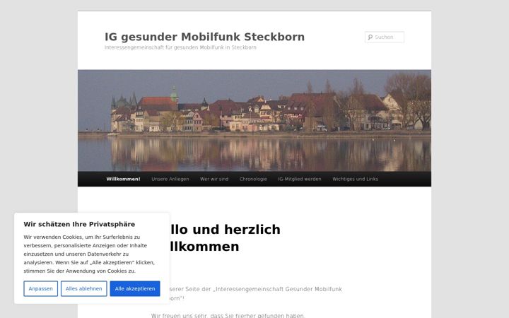 Screenshot of gesunder-mobilfunk-steckborn.ch