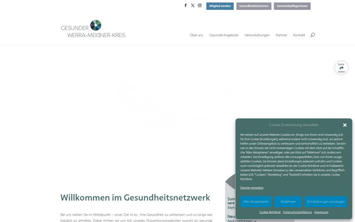 Screenshot of gesunder-wmk.de