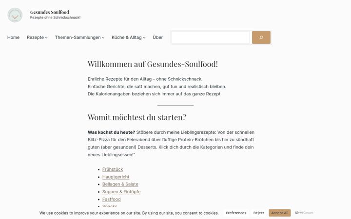 Screenshot of gesundes-soulfood.de