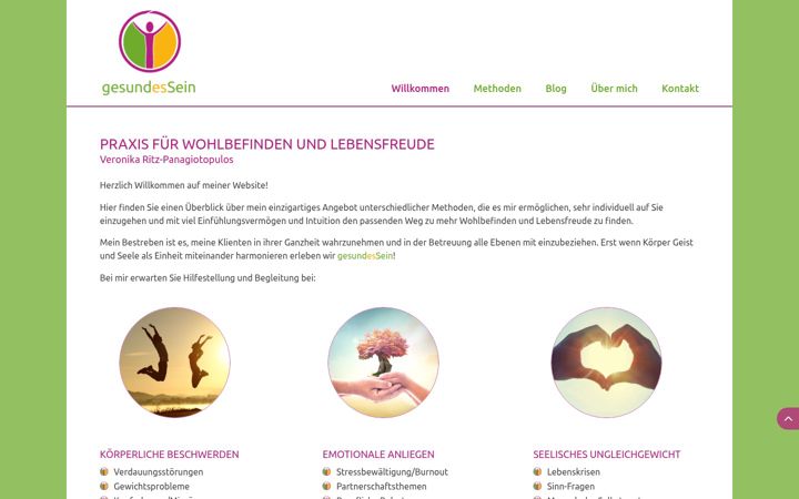 Screenshot of gesundessein.at