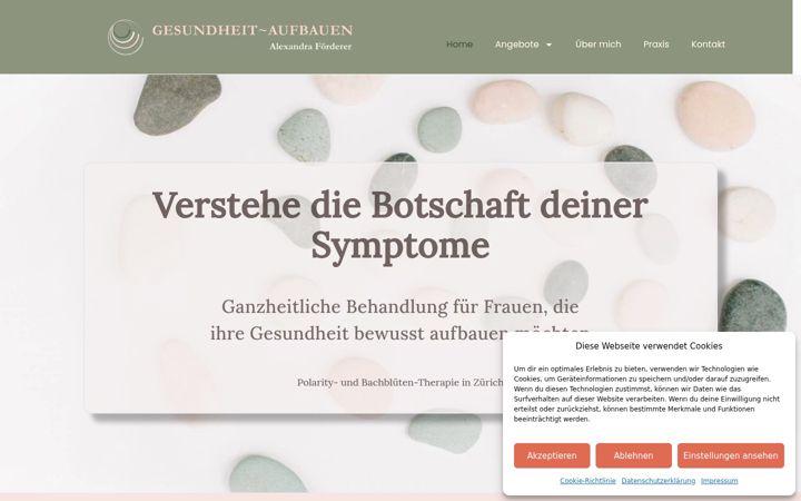 Screenshot of gesundheit-aufbauen.ch