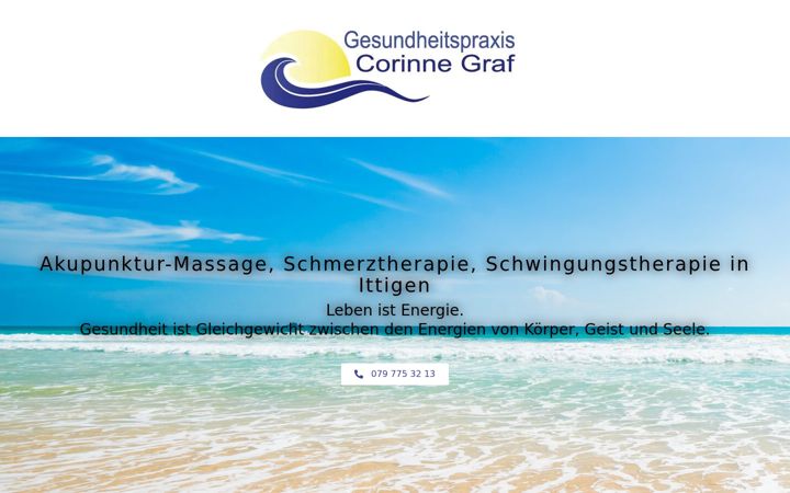 Screenshot of gesundheit-corinne-graf.ch