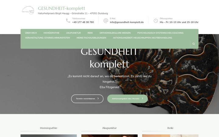 Screenshot of gesundheit-komplett.de