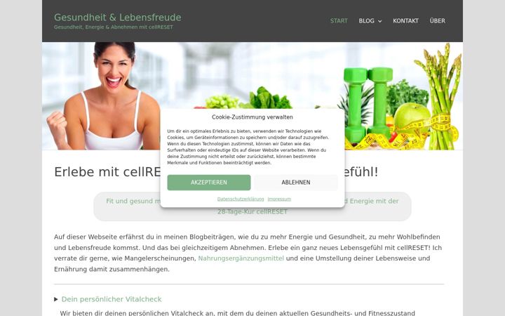 Screenshot of gesundheit-lebensfreude.info
