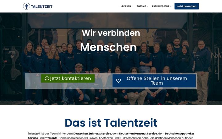 Screenshot of gesundheit-und-personal.de