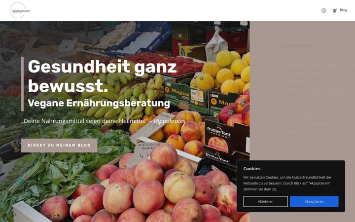 Screenshot of gesundheitganzbewusst.de