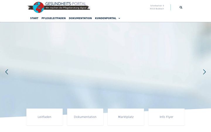 Screenshot of gesundheits-portal.org