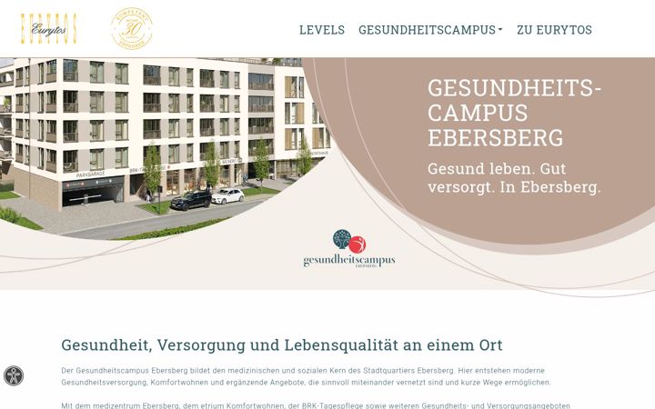 Screenshot of gesundheitscampus-ebersberg.de