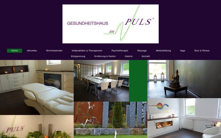 Skærmbillede af gesundheitshaus-impuls.de