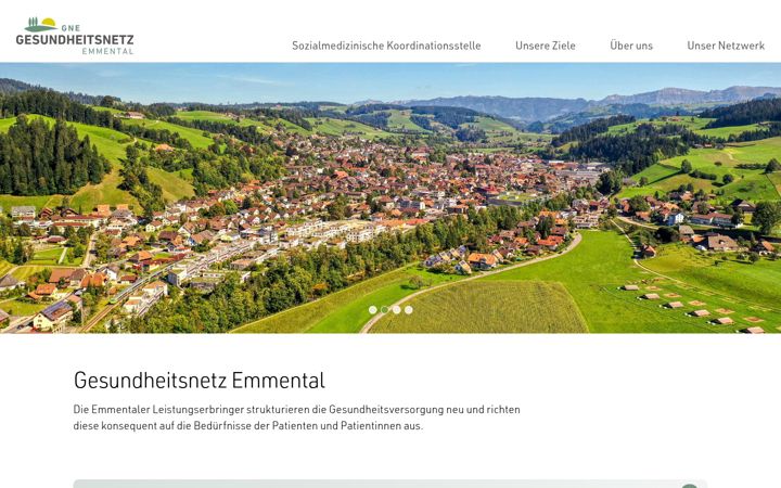 Screenshot of gesundheitsnetz-emmental.ch