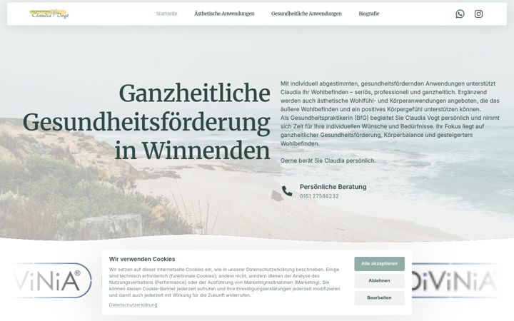 Screenshot of gesundheitspraxis-berglen-winnenden.de