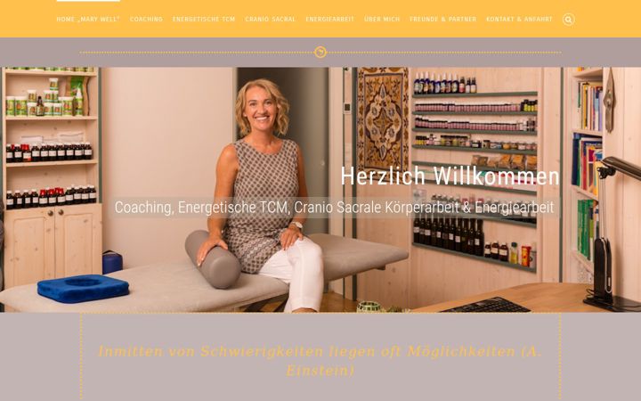 Screenshot of gesundheitspraxis-mariapfaffl.at