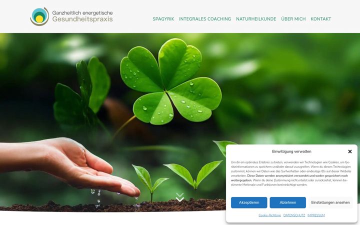 Screenshot of gesundheitspraxis-salzburg.at