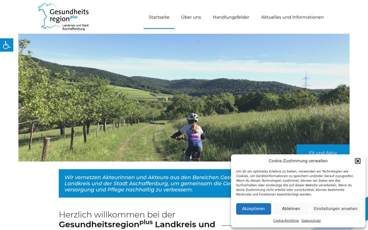 Screenshot of gesundheitsregion-ab.de