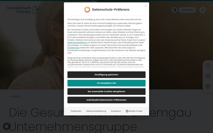 Screenshot of gesundheitswelt.de