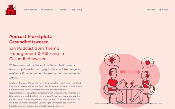 Screenshot of gesundheitswesen.org