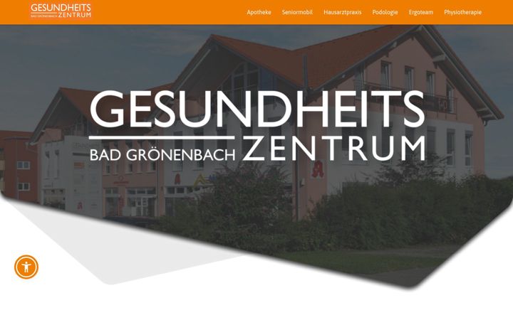 Screenshot of gesundheitszentrum-bad-groenenbach.de