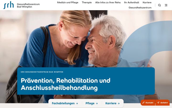 Screenshot of gesundheitszentrum-badwimpfen.de