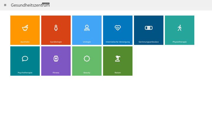 Screenshot of gesundheitszentrum-juliuspromenade.de