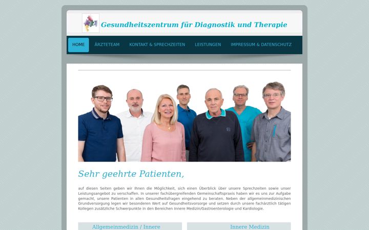 Screenshot of gesundheitszentrum-mg.de