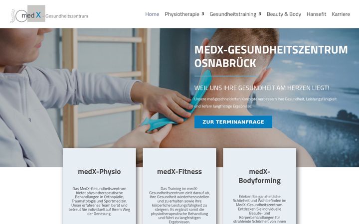Screenshot di gesundheitszentrum-osnabrueck.de