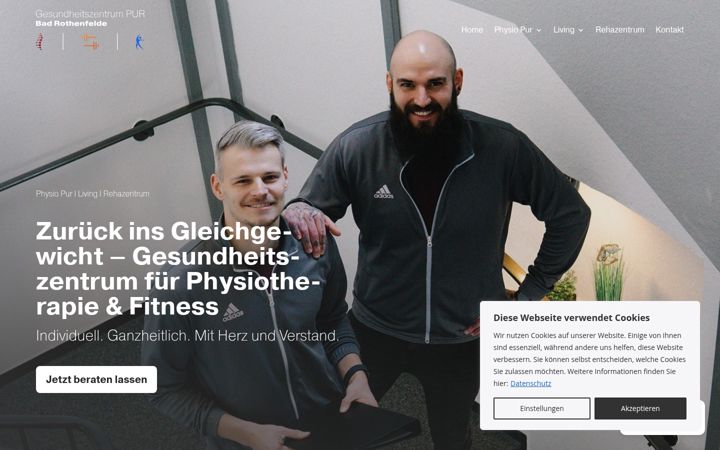 Screenshot of gesundheitszentrum-pur.de