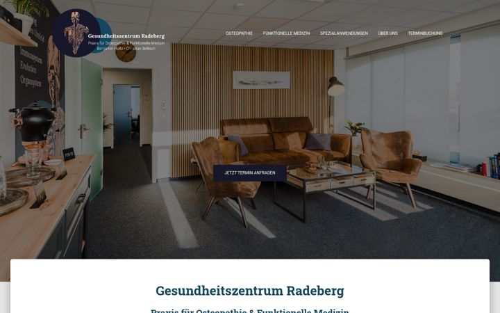 Screenshot of gesundheitszentrum-radeberg.de