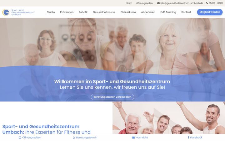 Screenshot of gesundheitszentrum-umbach.de