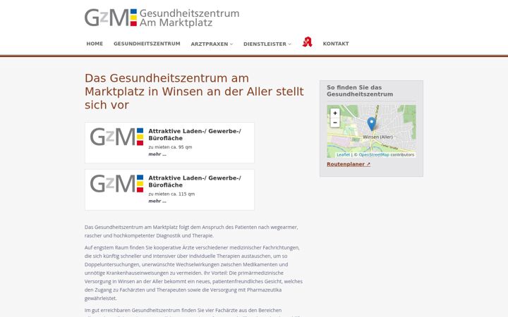 Screenshot of gesundheitszentrum-winsen-aller.de
