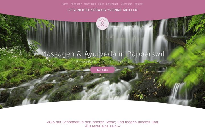Screenshot of gesundheitszone.ch