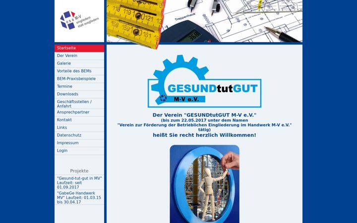 Screenshot of gesundtutgut-mv.de