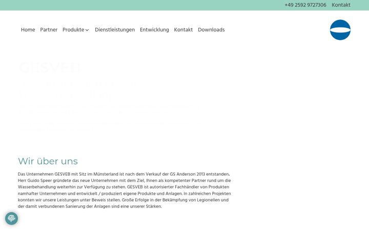 Screenshot of gesveb.de