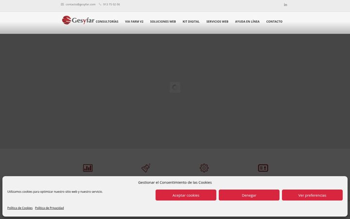 Screenshot of gesyfar.com