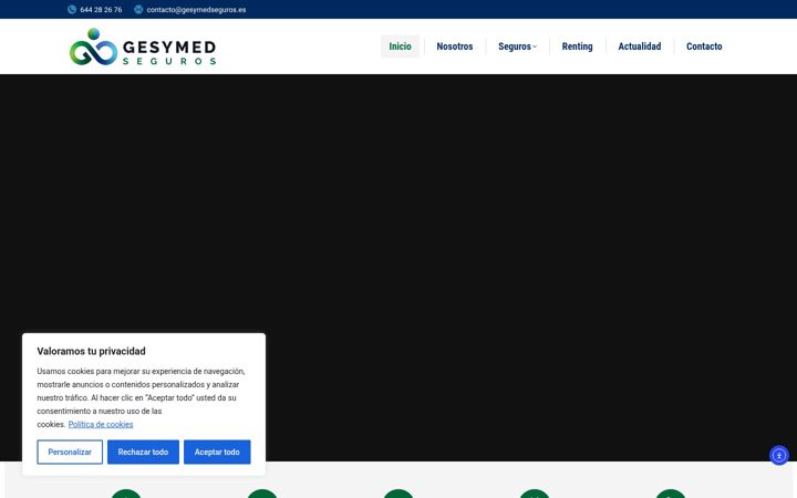 Screenshot of gesymedseguros.es