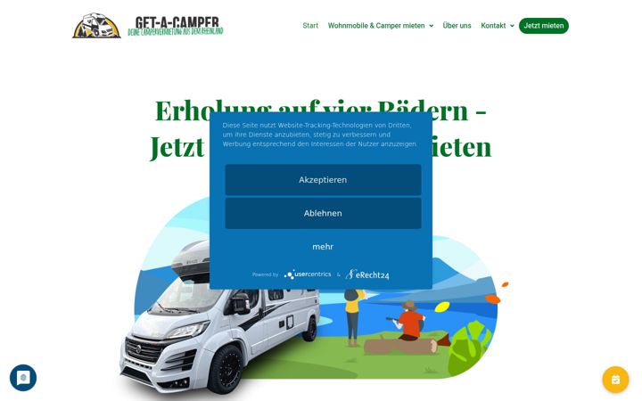 Screenshot of get-a-camper.de