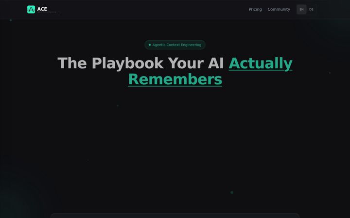 Screenshot of get-ace.app