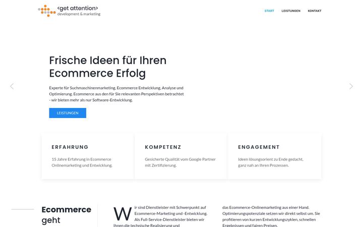 Screenshot of get-attention.de