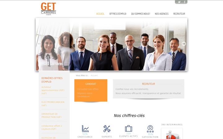 Screenshot of get-carrieres.fr