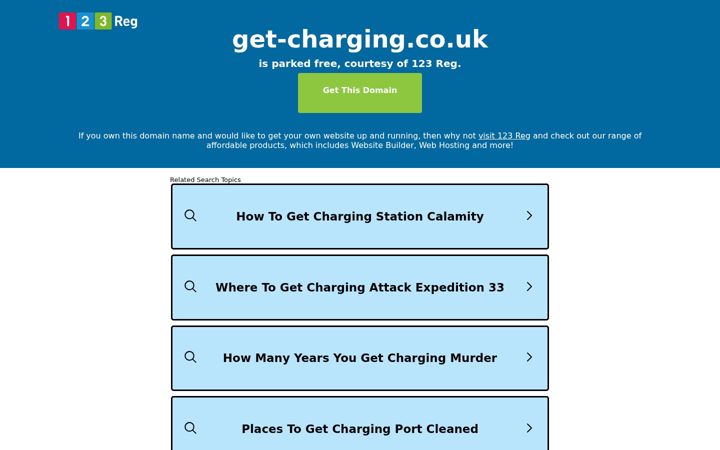Screenshot of get-charging.co.uk