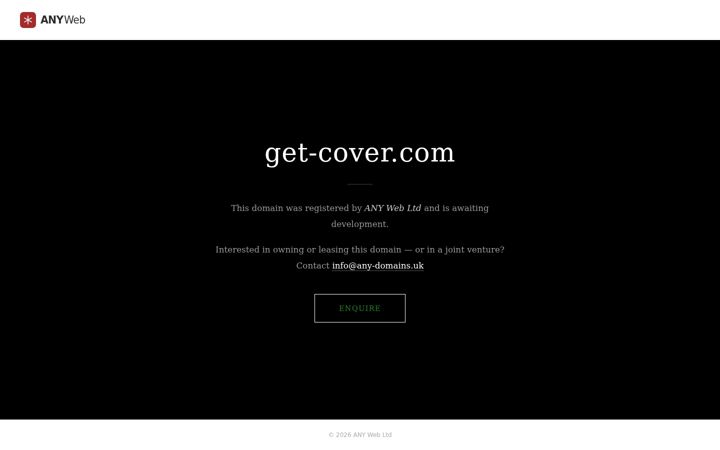 Screenshot of get-cover.com