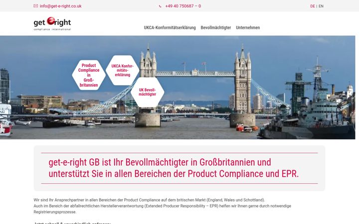 Screenshot of get-e-right.co.uk