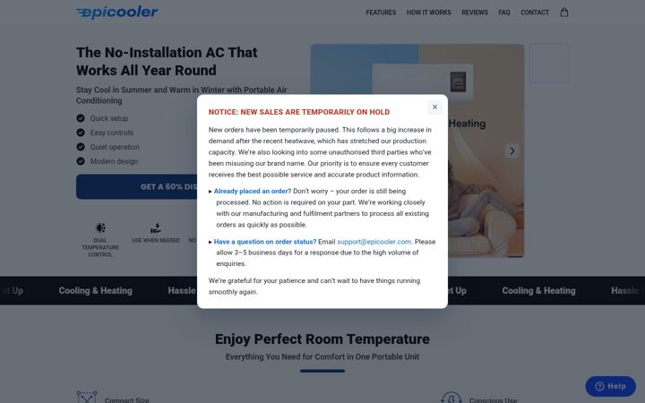 Screenshot of get-epicooler.com