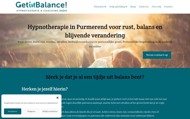 Screenshot of get-in-balance.nl