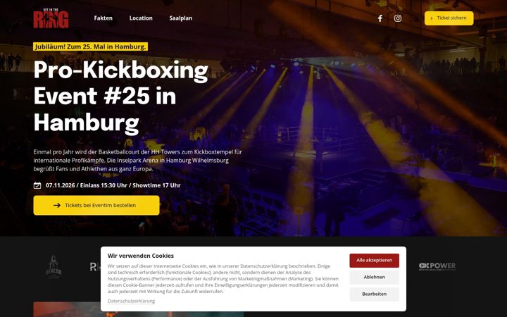 Screenshot of get-in-the-ring.com