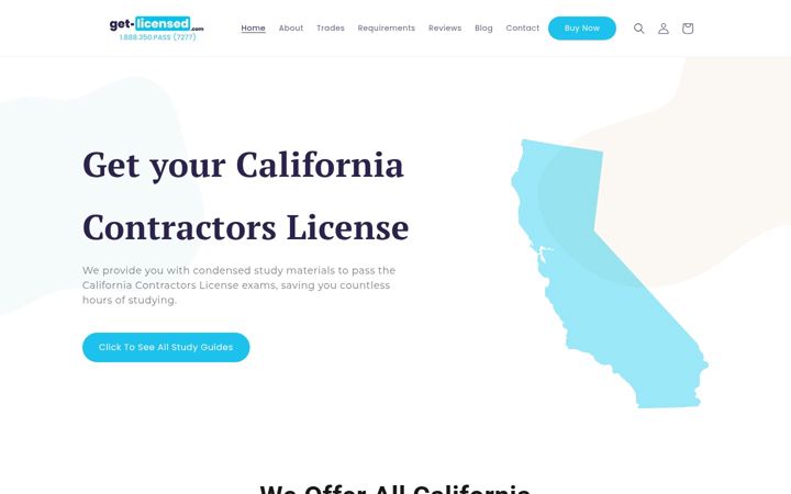 Screenshot of get-licensed.com