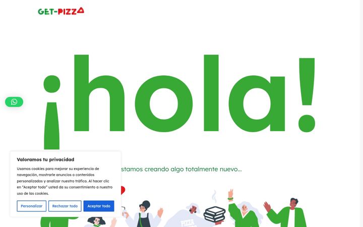 Screenshot of get-pizza.com