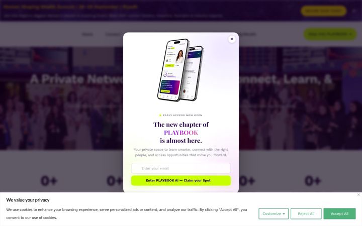 Screenshot of get-playbook.com